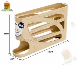 Automatic Rolling Egg Holder for Fridge – 30Egg Space-Saving Dispenser