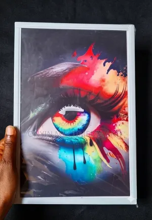Vibrant Colorful Eye 8x12 PVC Wall Art
