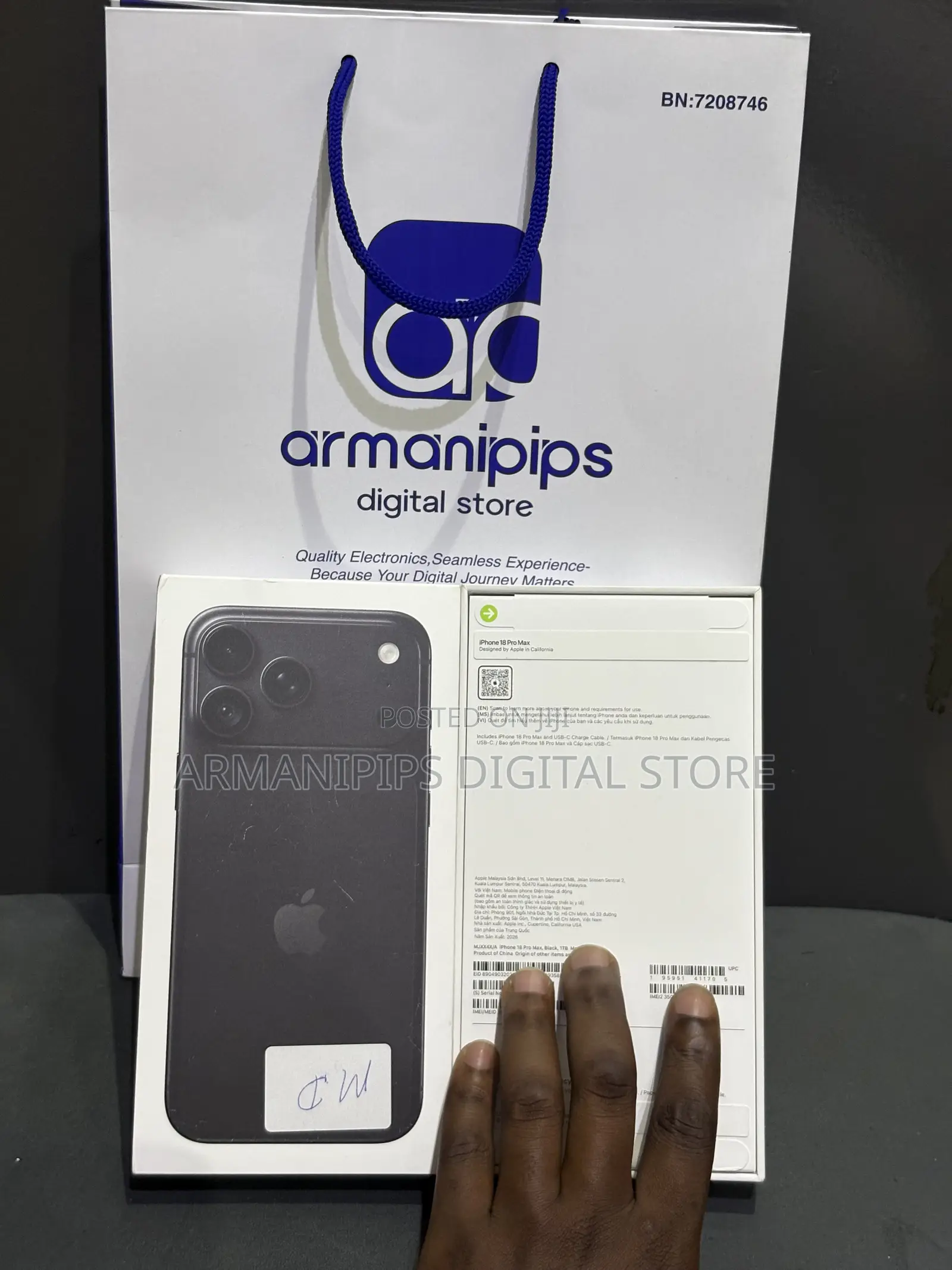 New Apple iPhone 18 Pro Max 1 TB Black