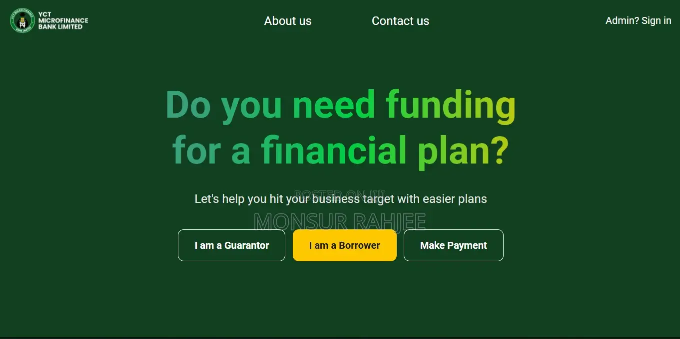 Website Landing Page Development