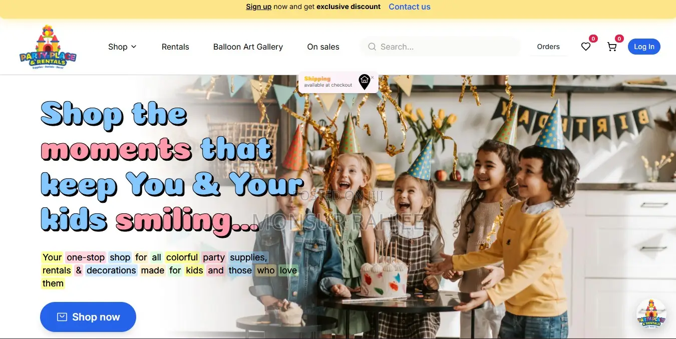 Website Landing Page Development