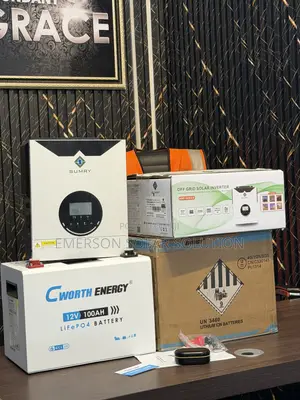 Cworth 12V 100Ah Lithium + Sumry Hybrid Inverter