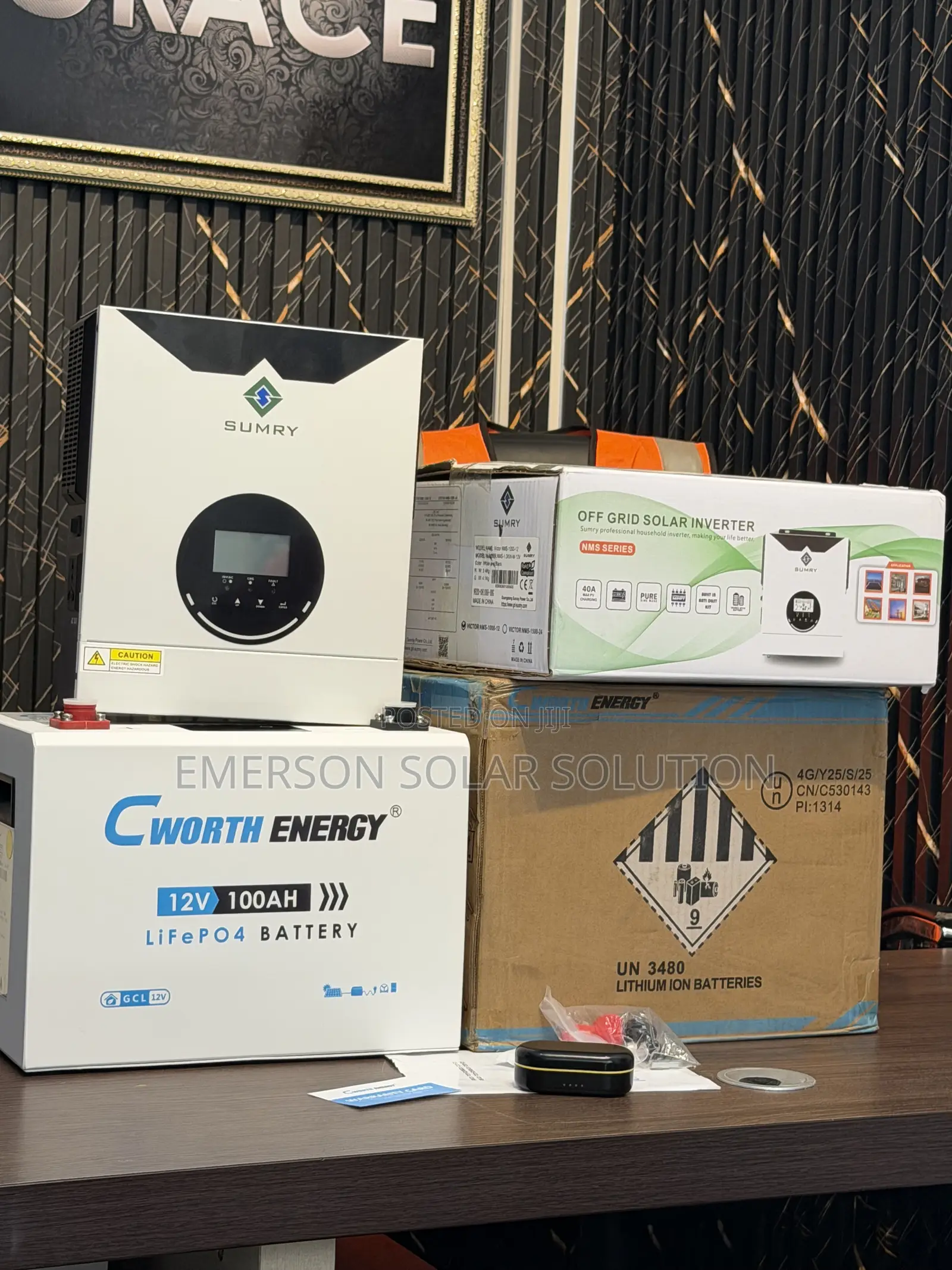 Cworth 100Ah Lithium Solar Package