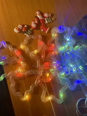 10 Rubber Christmas Rings Light