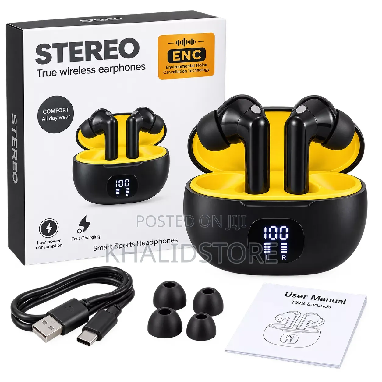 Stereo TWS Earbuds