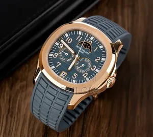 Patek Philippe Aquanaut Blue-Gray Roman Dial Watch