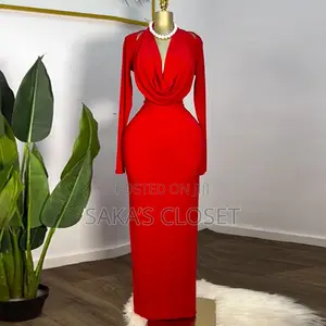 Female Red Dress