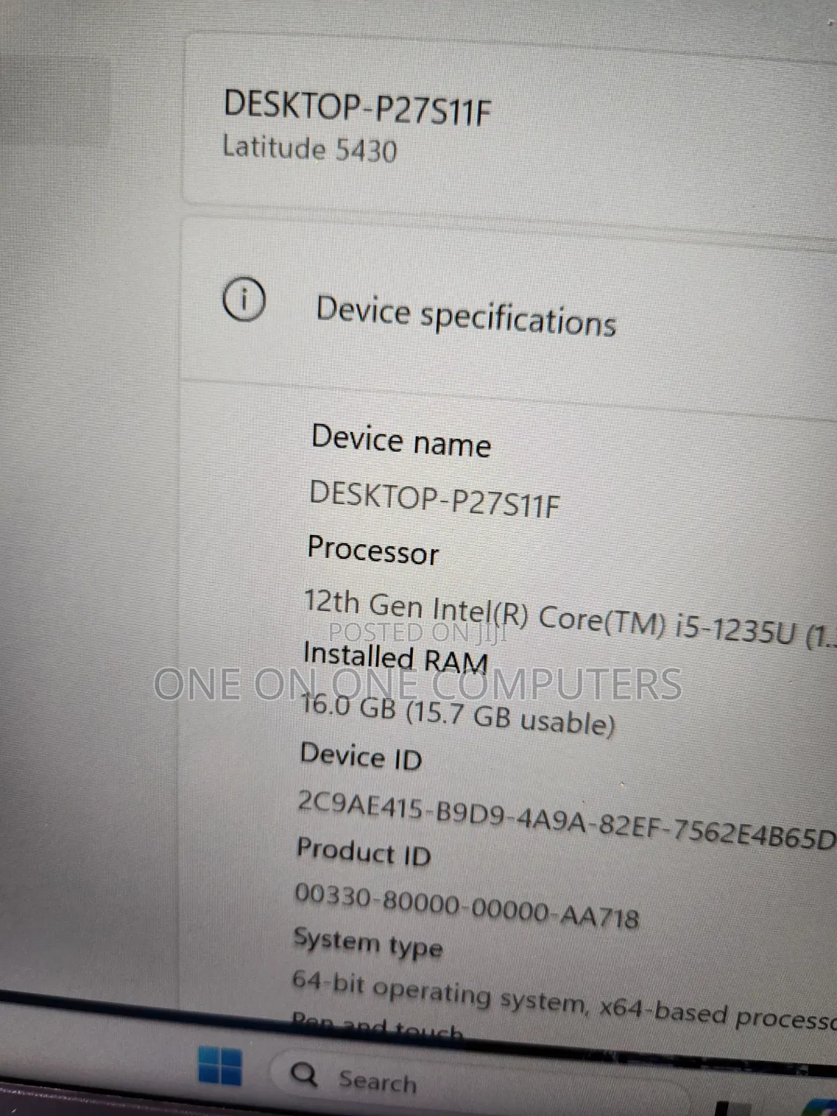 Laptop Dell Latitude 5430 16GB Intel Core i5 SSD 512GB