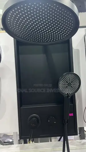 Black Matte Shower Panel