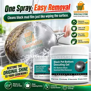 Burnt Pot Cleaner Gel – Remove Stubborn Black Stains, Grease Carbon