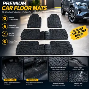 3 Role Car Floor Mats Rubber