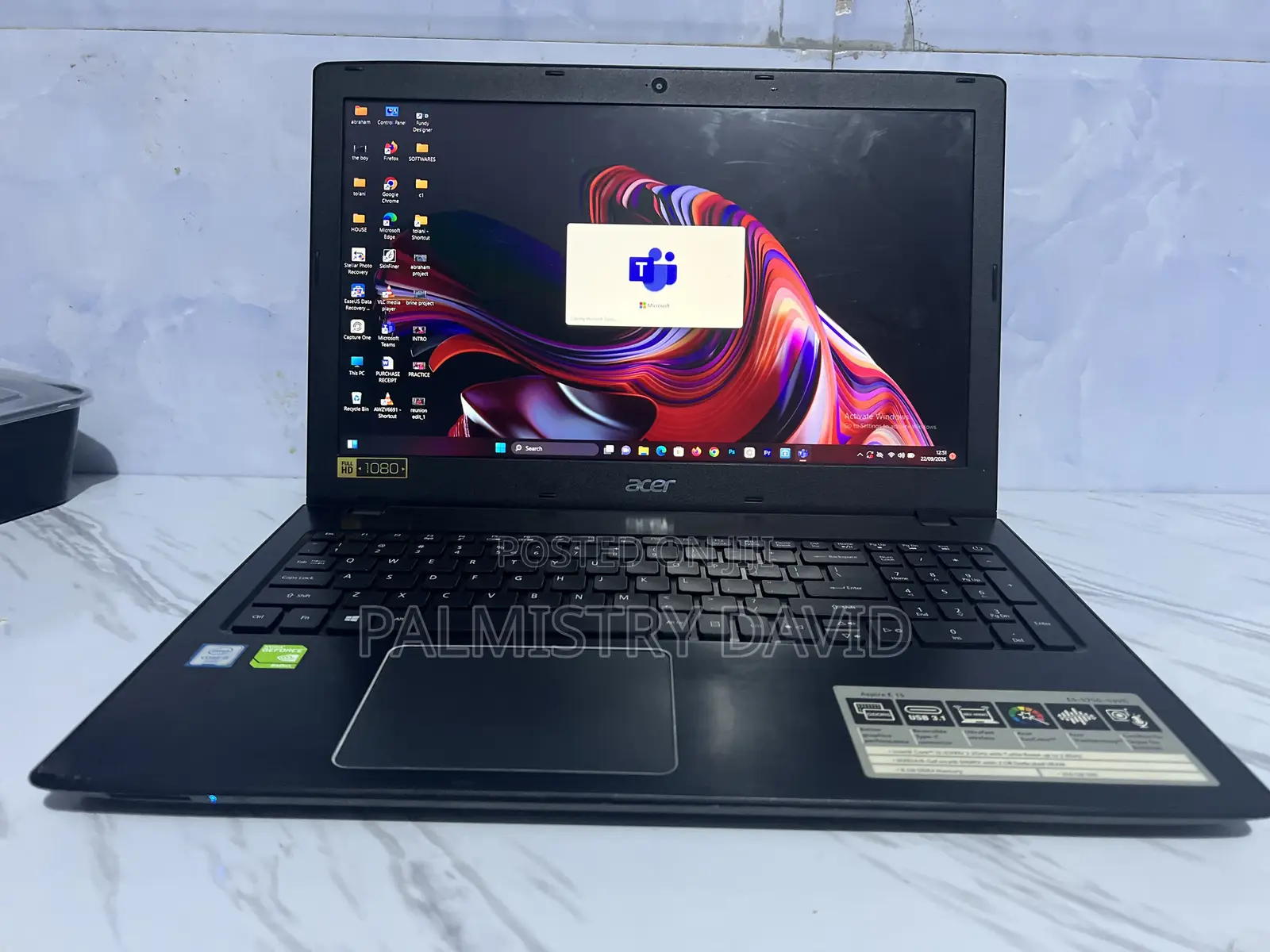 Laptop Acer AcerNote Pro 32GB Intel Core i5 SSD 256GB