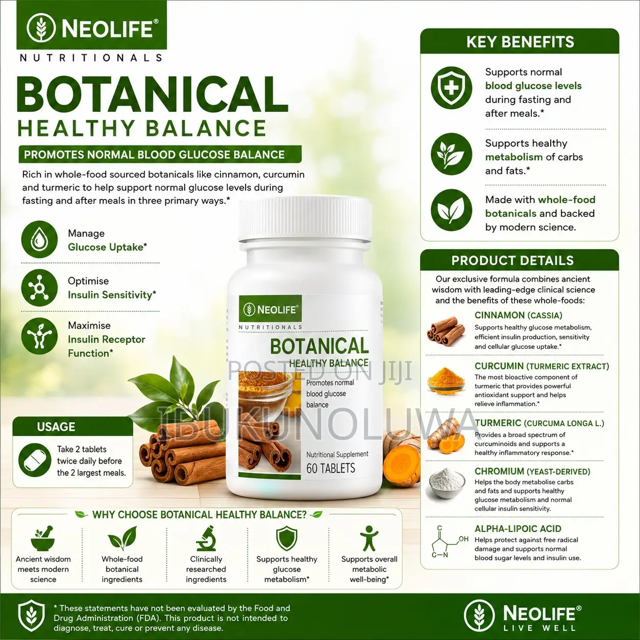 Botanical Healthy Balance - 60 Tablets
