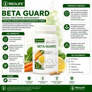 Beta Guard – Whole Food Antioxidant 100 Tablets
