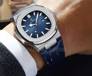 Poedagar Leather Watch for Men