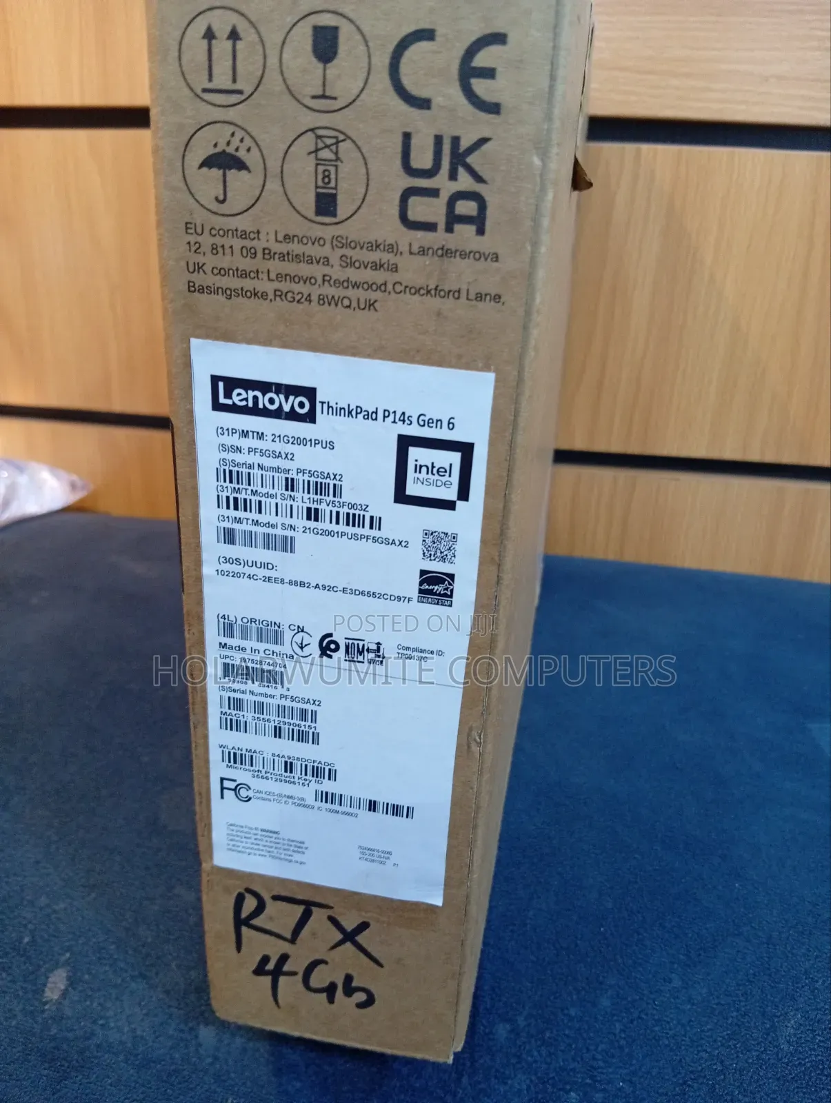New Laptop Lenovo ThinkPad P14s 32GB Intel Core Ultra 7 SSD 1T