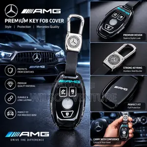 Premium Mercedes-Amg Key Fob Cover
