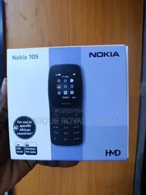 New Nokia 105 Black