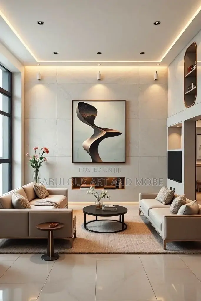 Black Gold Abstract Wall Artwork