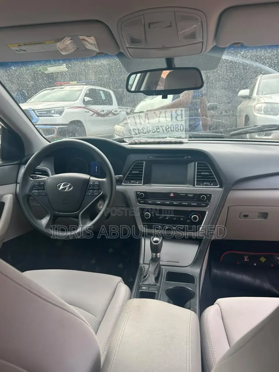 Hyundai Sonata SE 2016 White