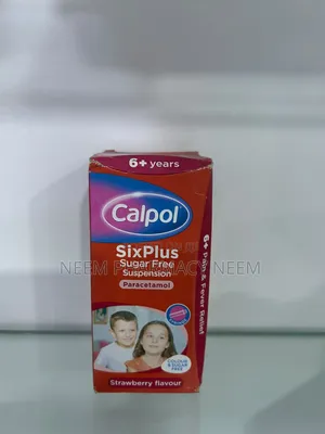 Calpol Six Plus Sugar Free Paracetamol Suspension