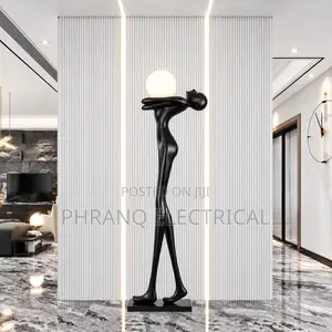 Creative Home Design Humanoid Art Sculpture Floor Light