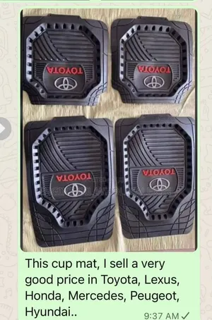 5-Piece Toyota Leather Foot Mat Set