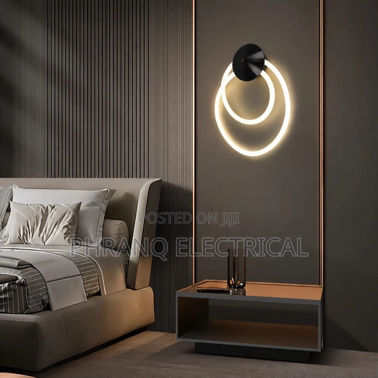 Nordic Designer Creative Background Wall Art Lamp