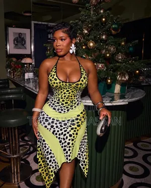 *Leopard Print Backless Dress* (Stretchy)
