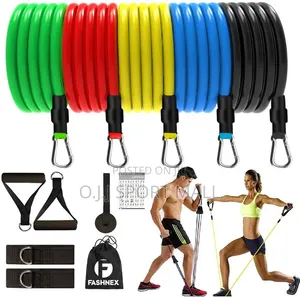 11pcs of Resistance Band Rope