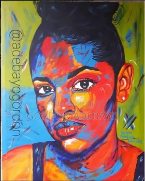 Lovely Expressive Acrylic Painting on Canvas.