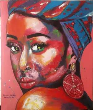 Lovely Expressive Acrylic Painting on Canvas.