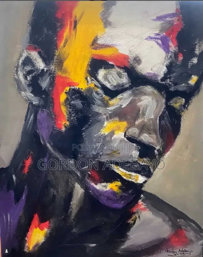 Lovely Expressive Acrylic Painting on Canvas.