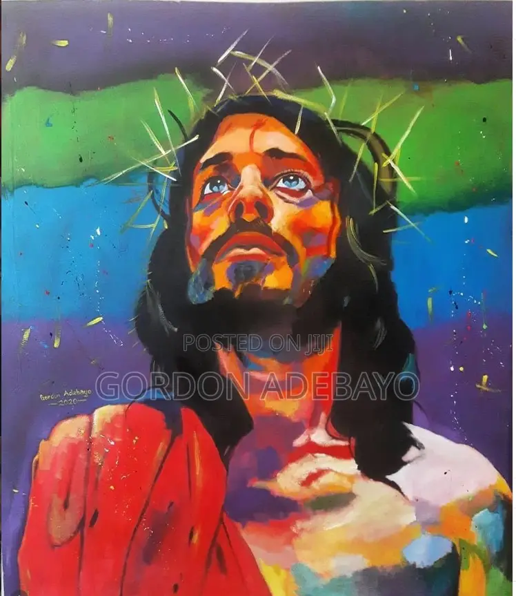 Lovely Expressive Acrylic Painting on Canvas.