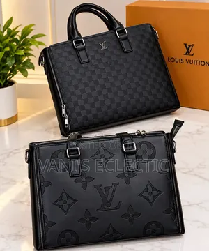Premium Louis Vuitton Men’s Leather Briefcase Laptop Bags