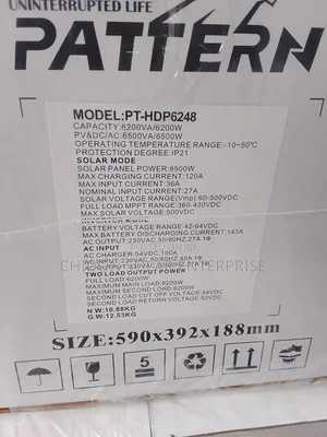 6.2kva 48v Pattern Hybrid Inverter