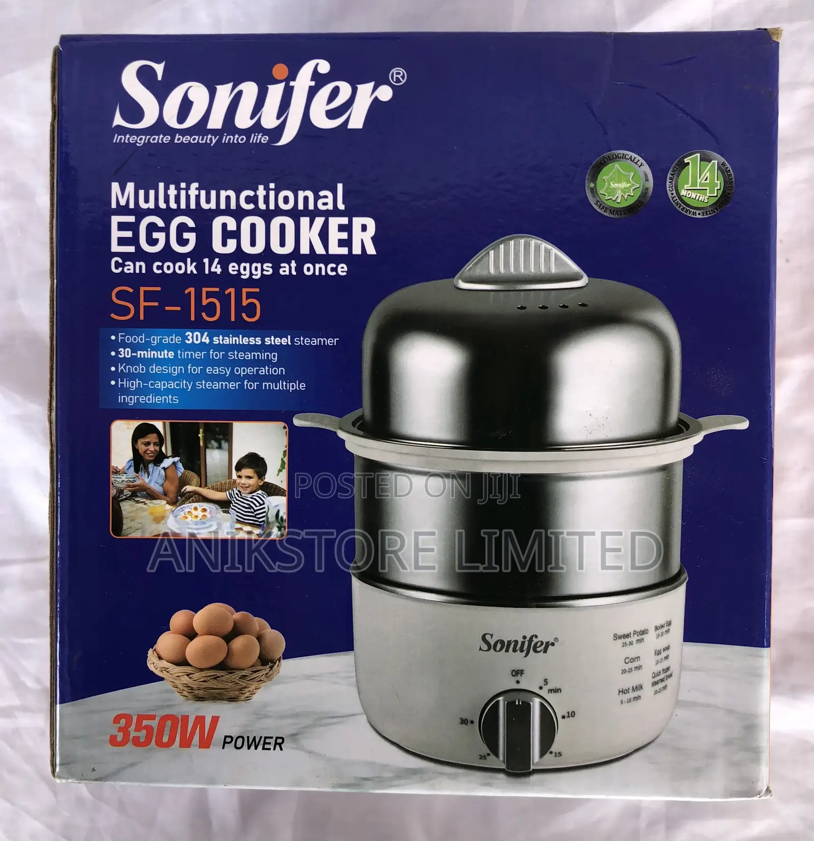 Sonifer Multifunctional Egg Cooker