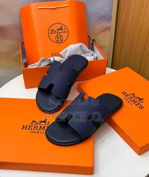 High Quality Leather Hermes Slippers