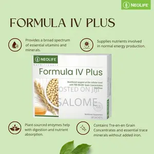 Formula Iv Plus - 60 Sachets for Optimal Well Being and Vitality