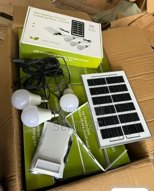 SX-2009 Solar Kit -3 LED Bulbs, 24Hr Light, Power Bank, Clean Energy