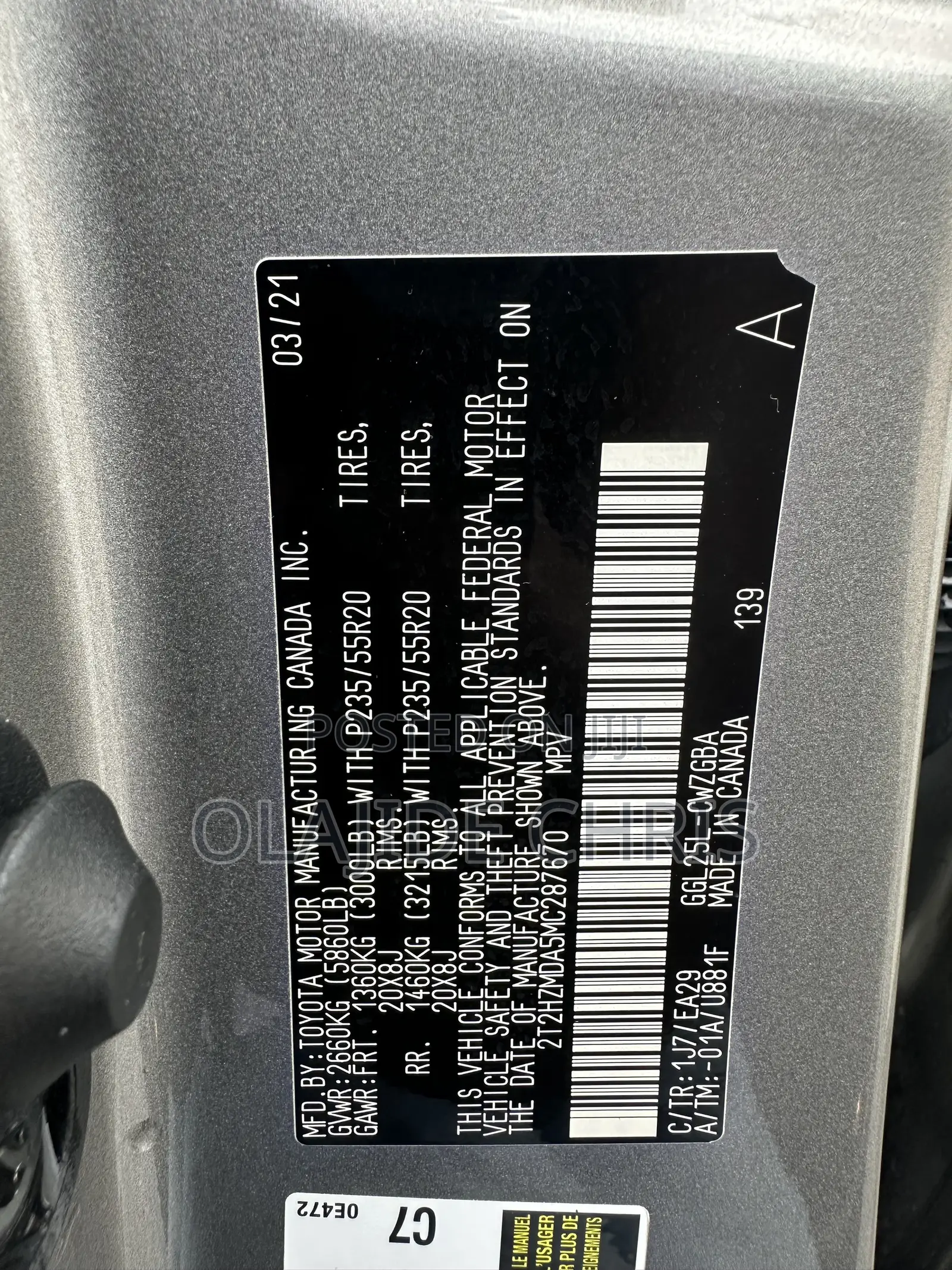 Lexus RX 350 4WD 2021 Gray