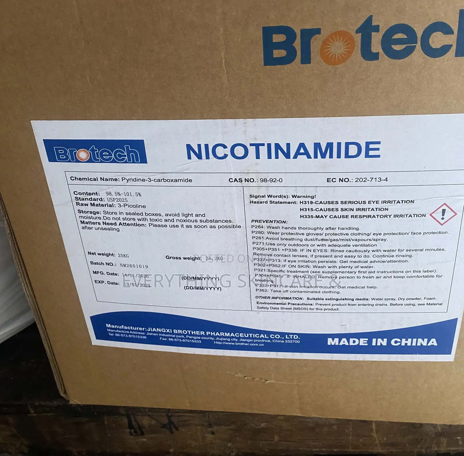 Niacinamide Vitamin B3