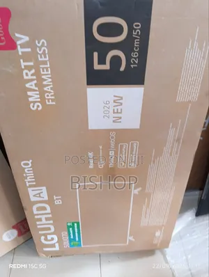 50inch LG Frameless Smart TV Ultra HD Picture Quality