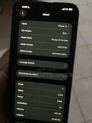 Apple iPhone 12 Pro Max 256 GB Black