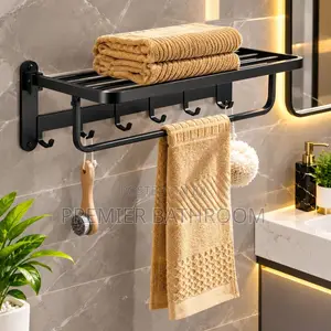 Quality Black Multiple Towel Rack