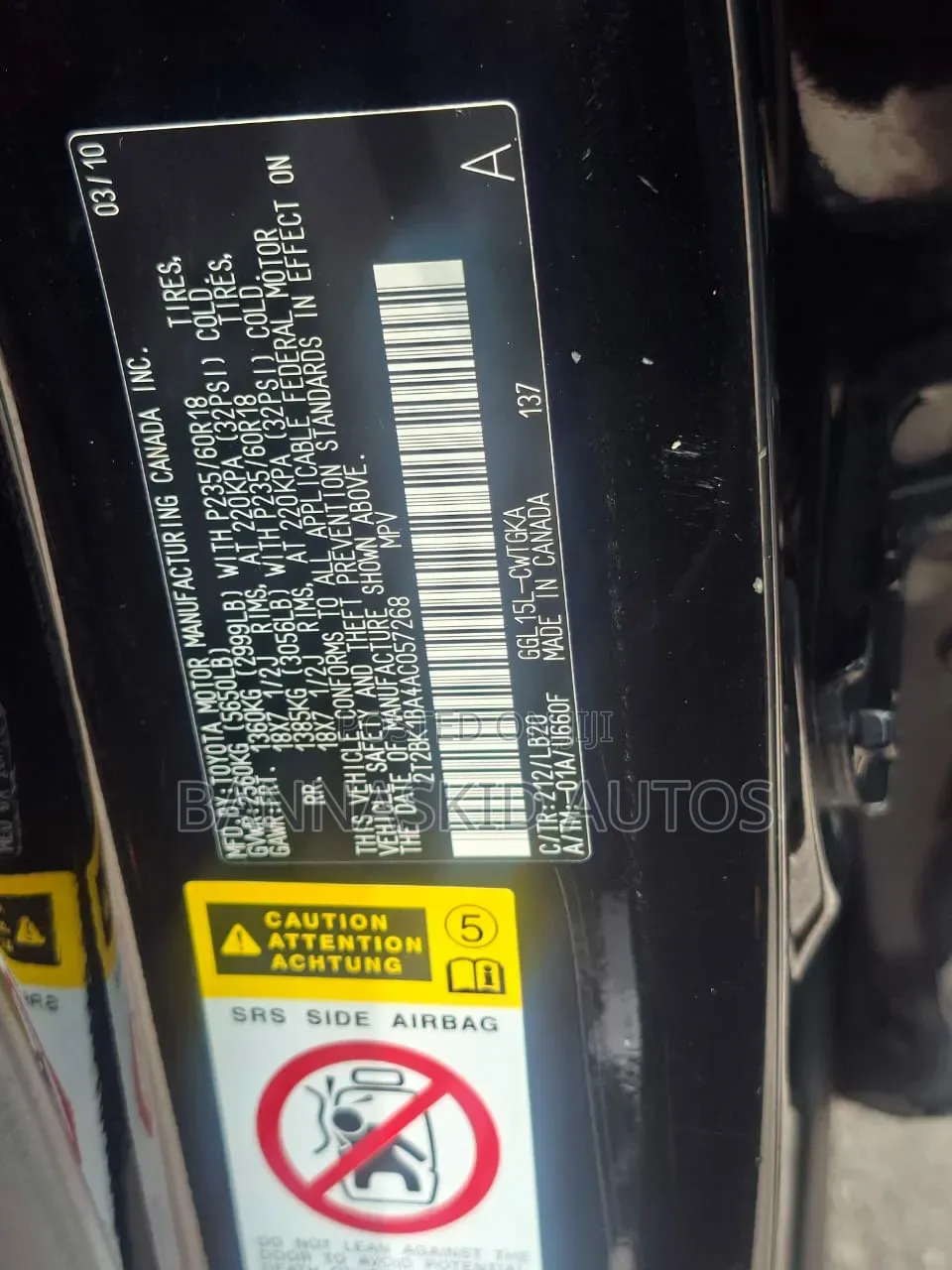 Lexus RX 350 2010 Black