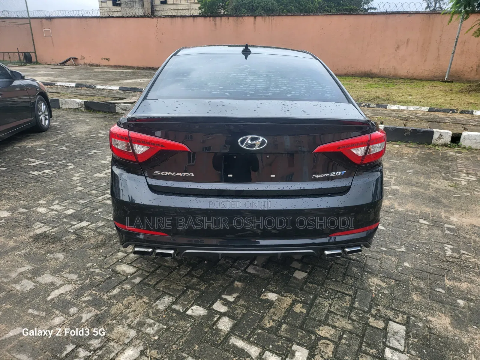 Hyundai Sonata Sport 2.0T Sedan FWD (2.0L 4cyl 6A) 2016 Black
