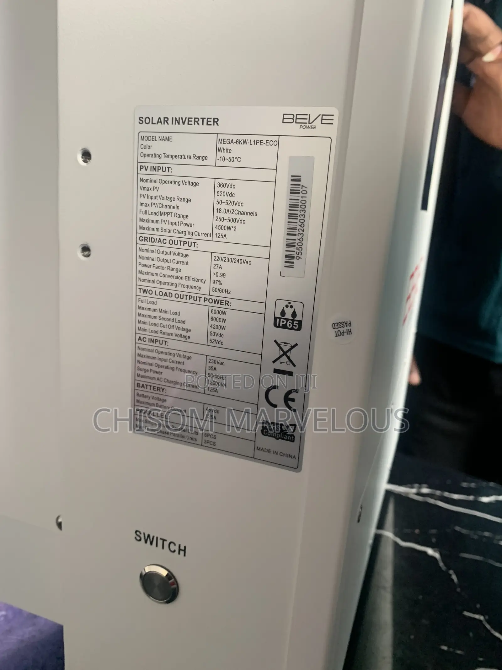 BEVE 6kva 48v Inverter