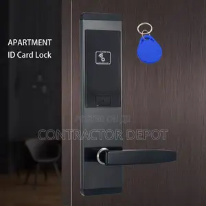 System Smart Black Integral Hotel Lock With Key