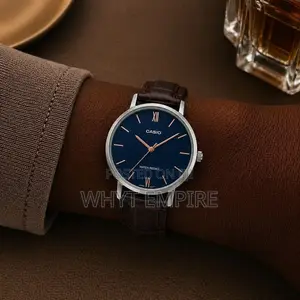 Authentic Casio Ladies Leather Wristwatch